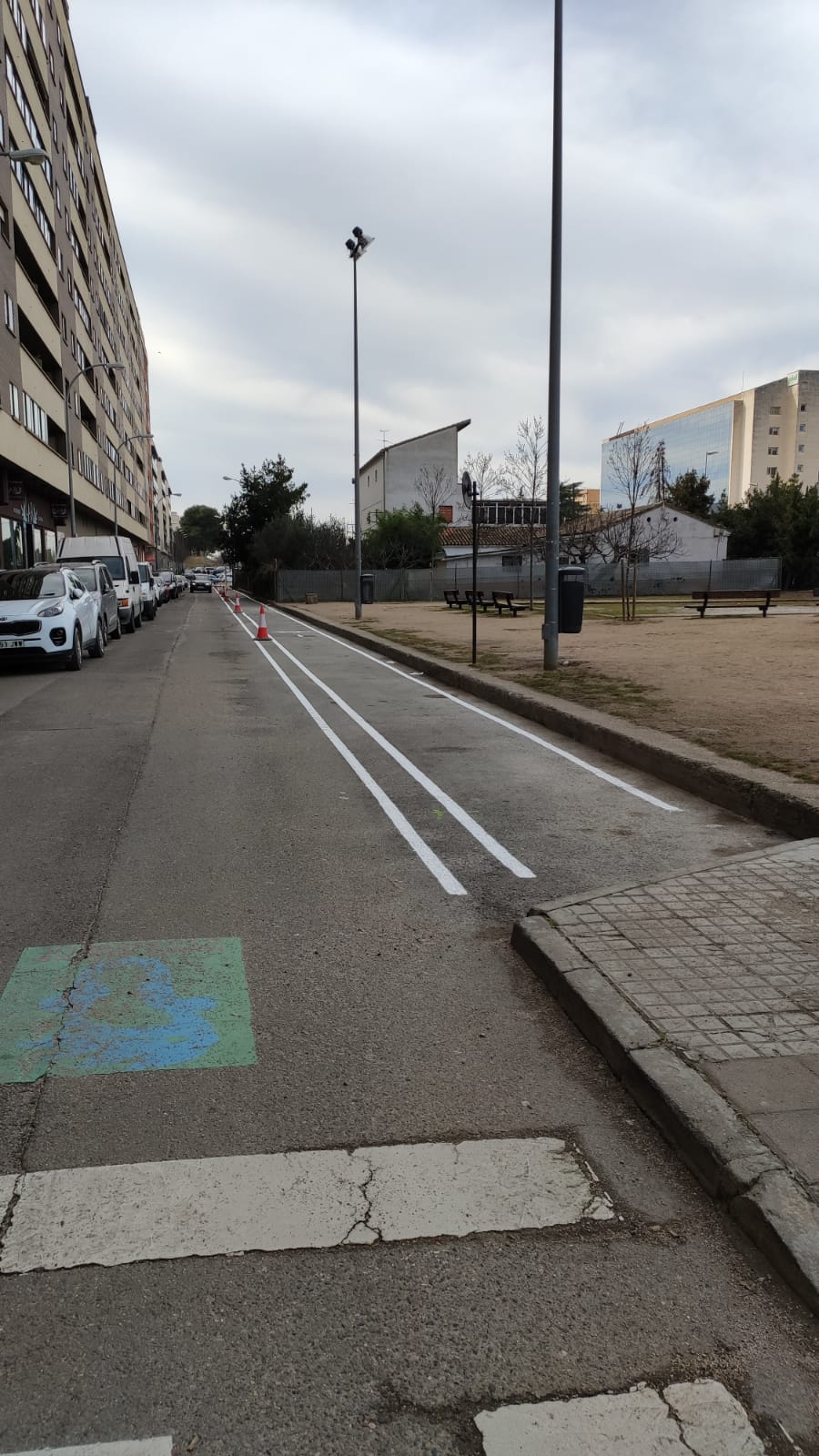 Nuevo carril bici en La Encarnación