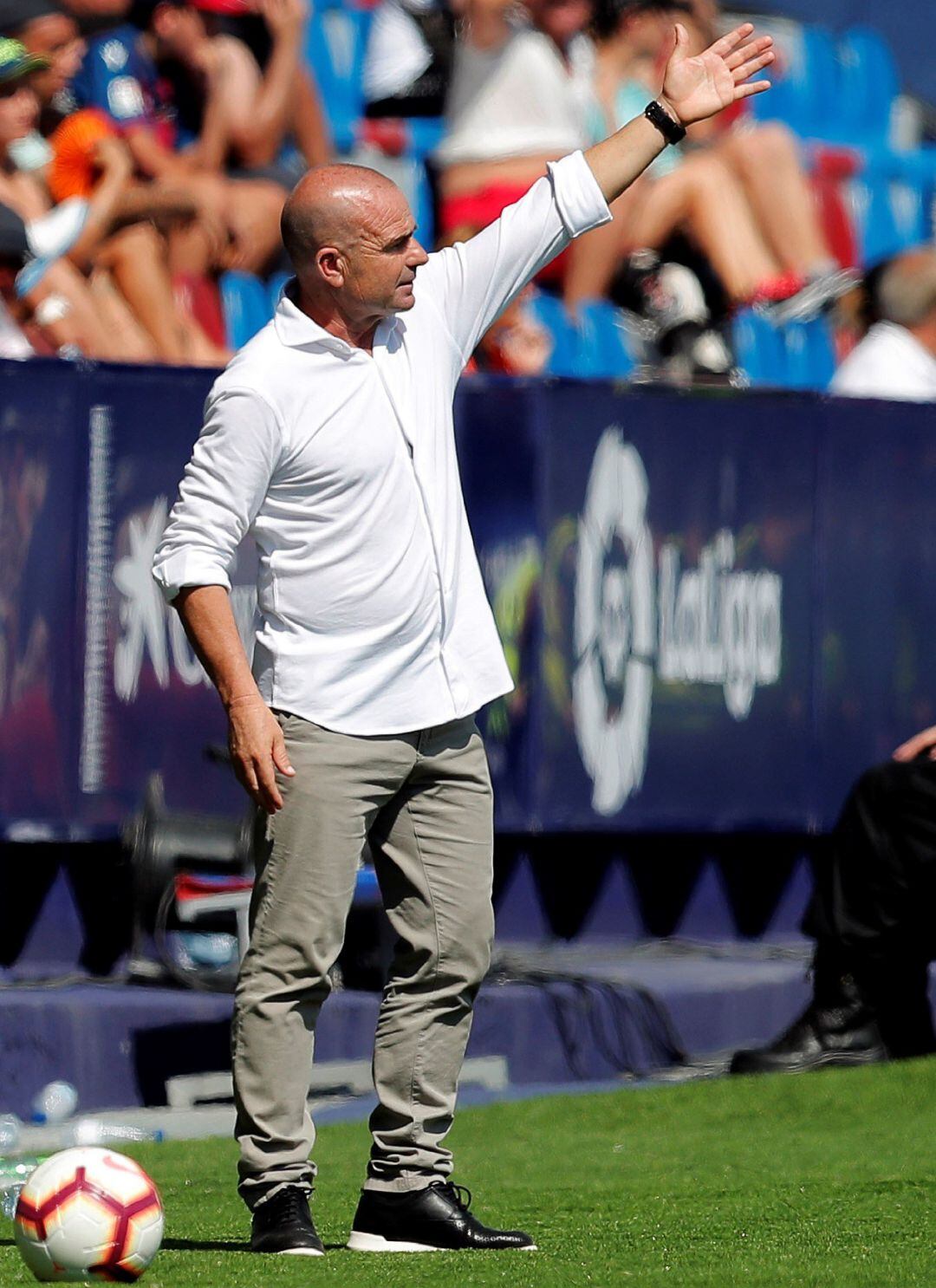 El entrenador del Levante, Paco López