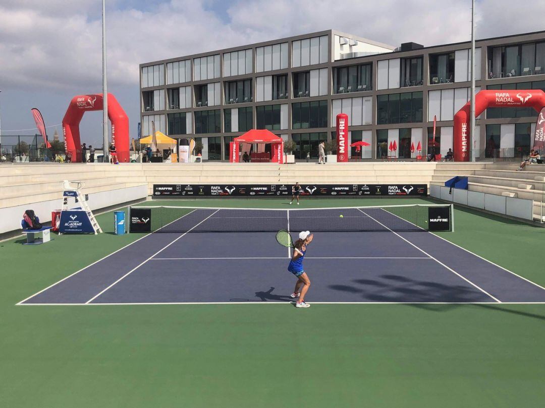 Pistas de la Rafa Nadal Academy en Manacor.