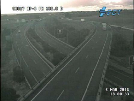 Cámara de tráfico instalada en la AP-6