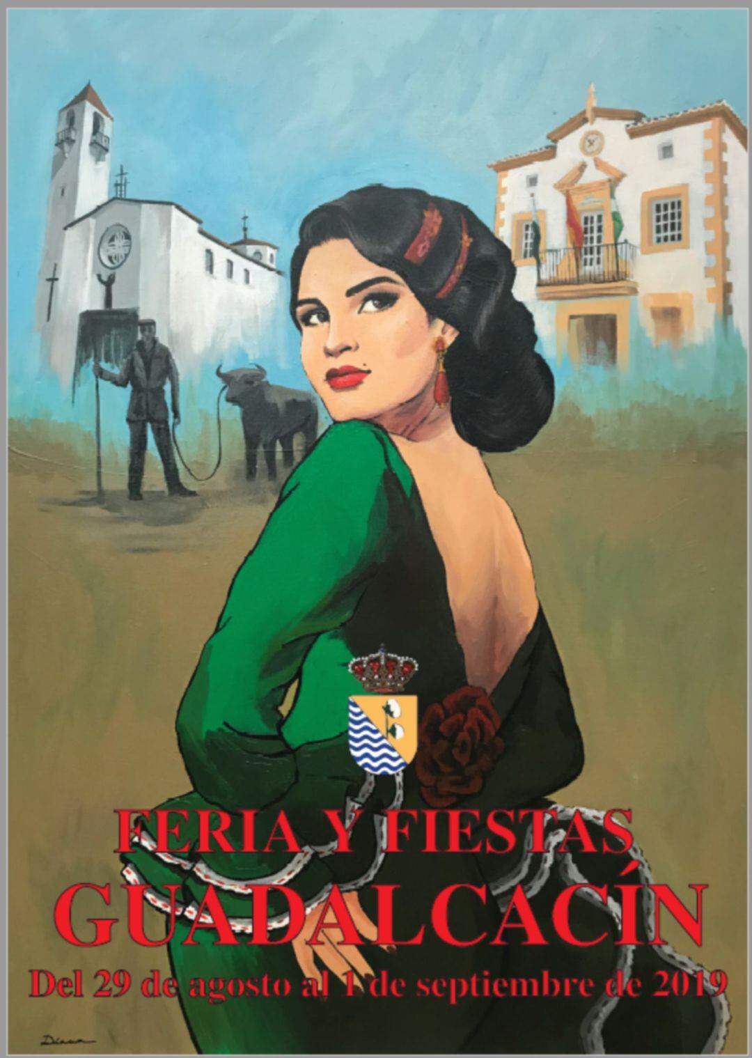 Cartel de la Feria de Guadalcacín 2019