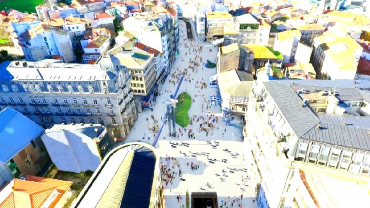 Cierre definitivo al tráfico de Porta do Sol