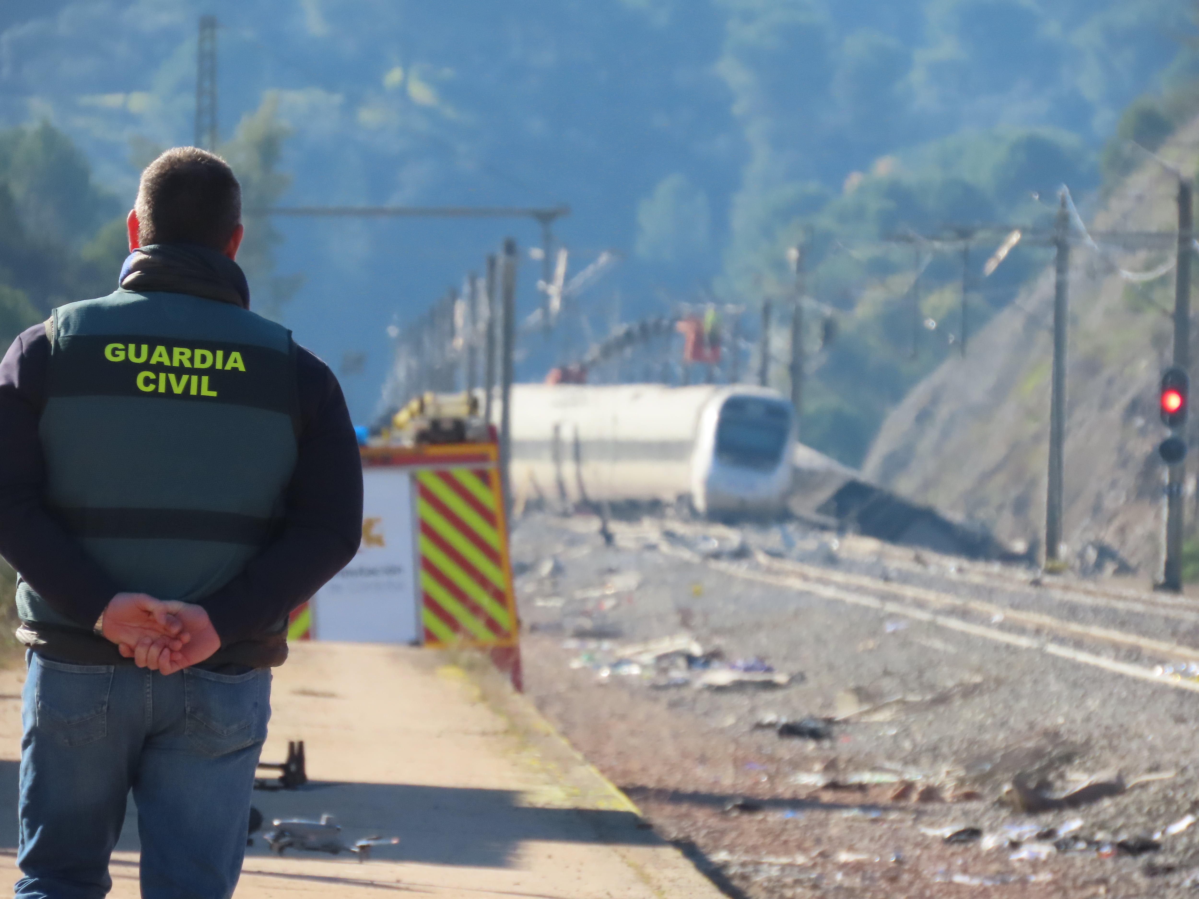 Tren Alvia con destino Madrid-Huelva, siniestrado en Adamuz (Córdoba) el 18 de enero de 2026
