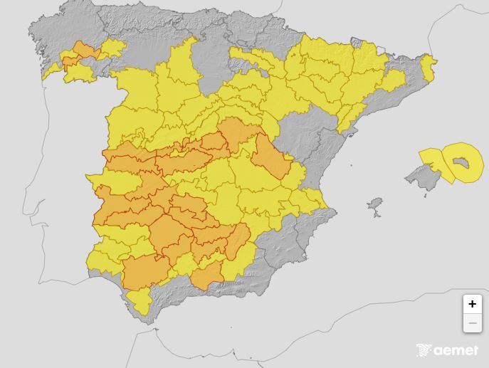 A partir del mediodía estaremos en alerta amarilla por altas temperaturas.