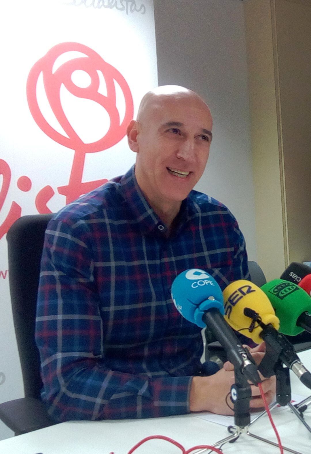 José Antonio Díez, portavoz del PSOE en el Ayuntamiento de León