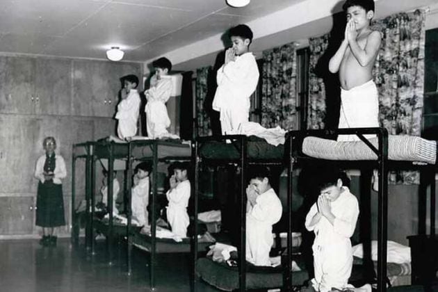 Bishop Horden Memorial School, ONtario, Canadá, 1950