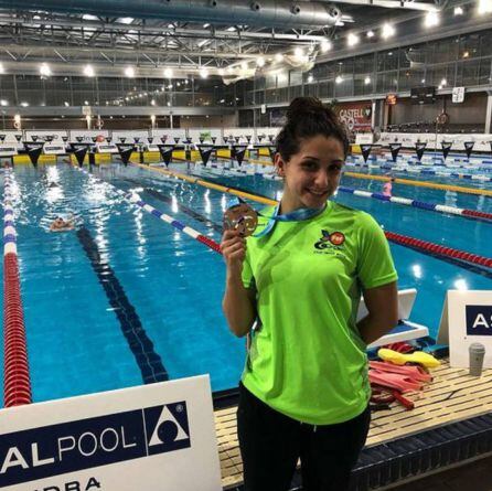 Alba Herrero, una de los deportistas subvencionados