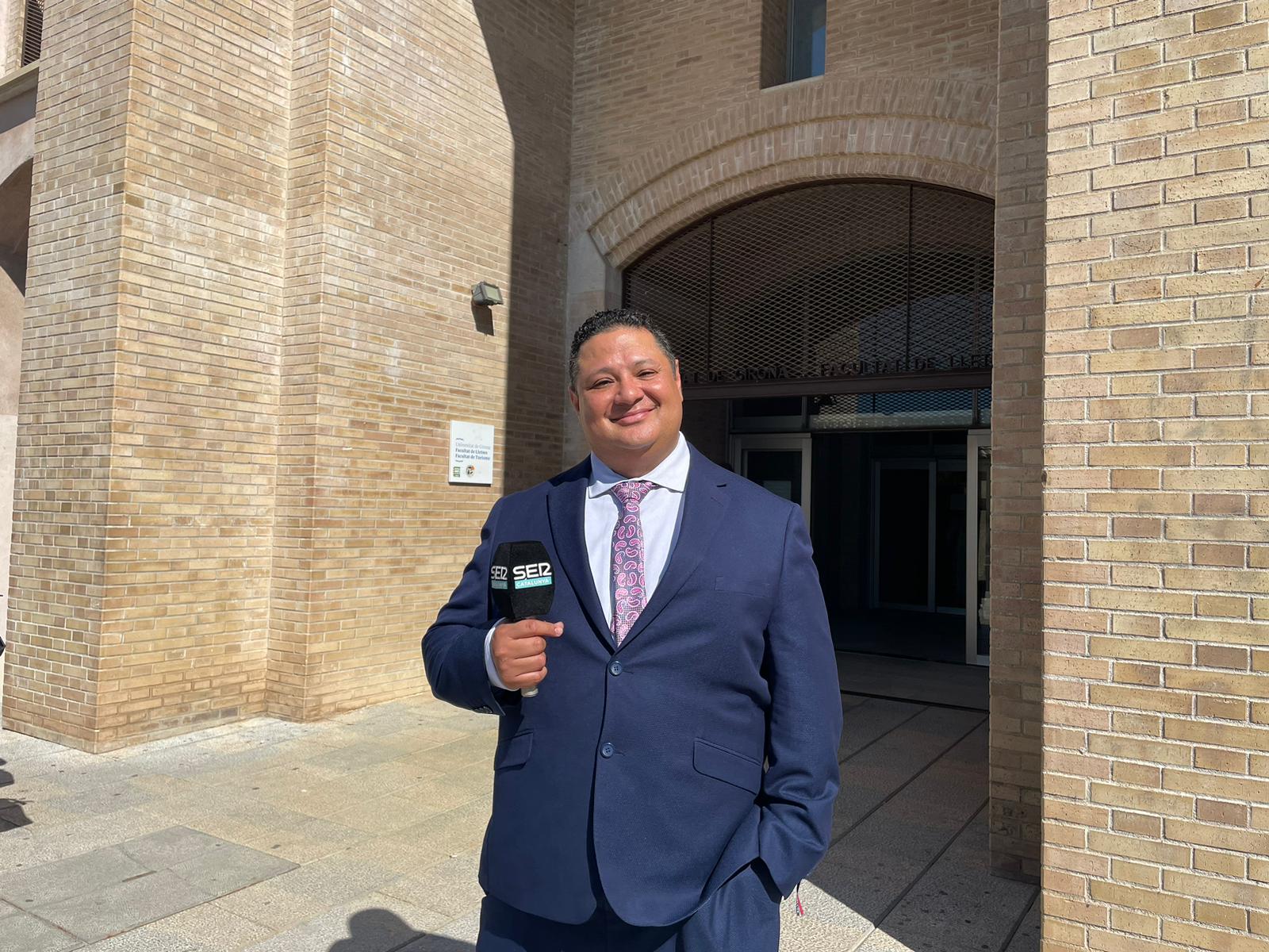 Ernesto Alexander "Alex" Arita, president de l'Associació d'Hondurenys ACODEGI