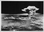 An atomic cloud billows above Hiroshima city following the explosion of the first atomic bomb to be used in warfare in Hiroshima, in this handout photo taken by the U.S. Army on August 6, 1945, and distributed by the Hiroshima Peace Memorial Museum. The w