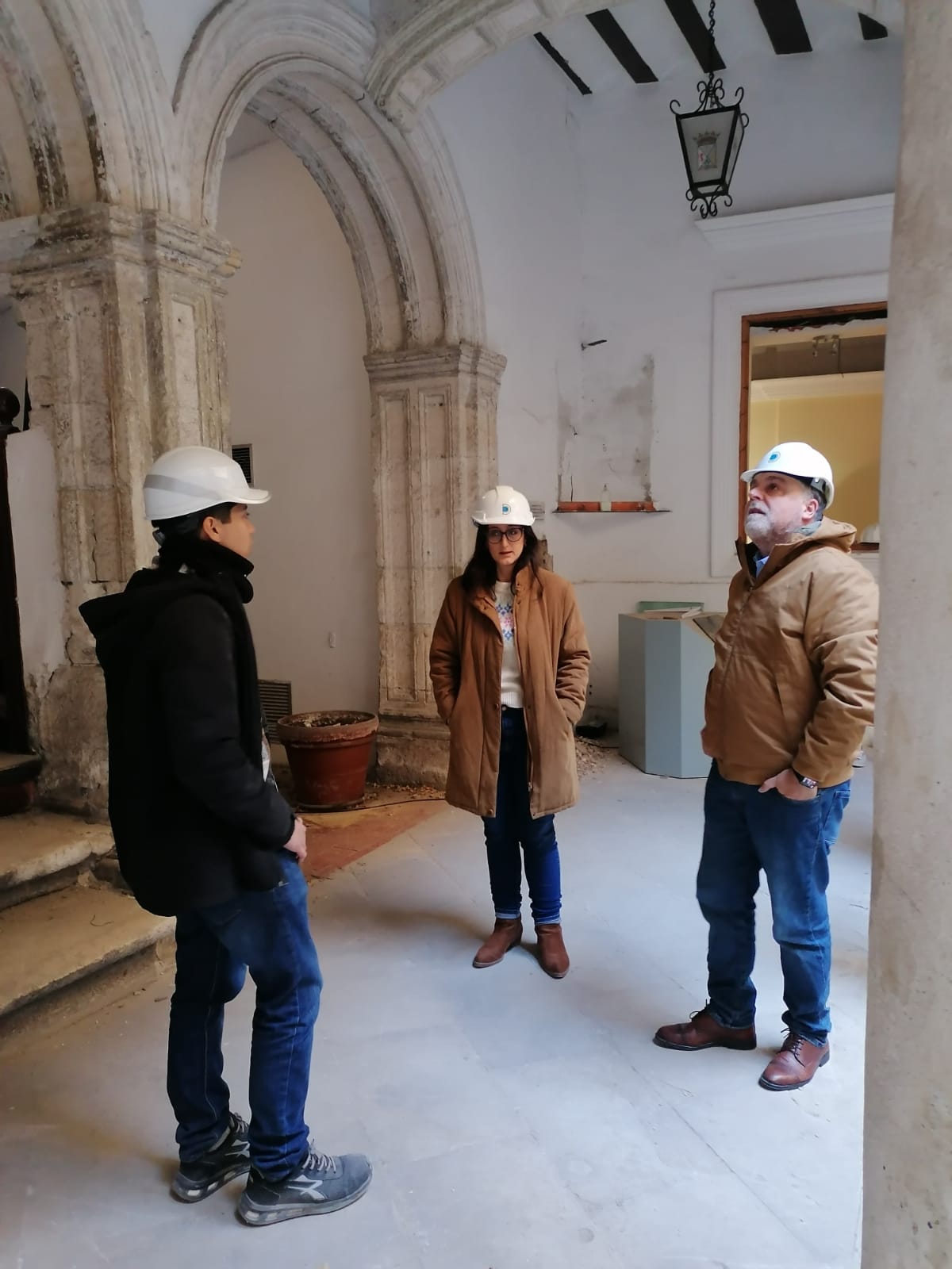 Visita a las obras