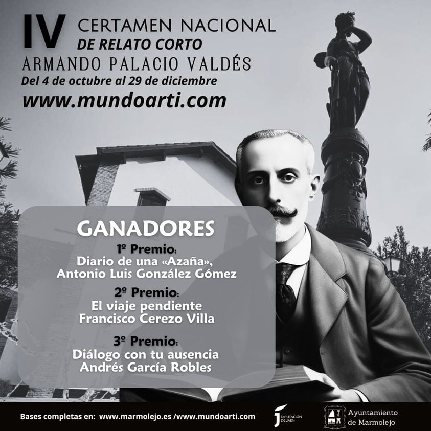 Cartel del Concurso Nacional de Relato Corto Armando Palacio Valdés de Marmolejo