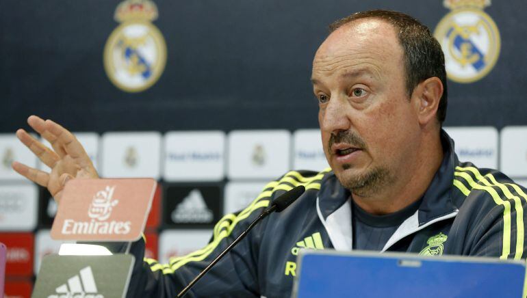 El técnico del Real Madrid Rafa Benítez.