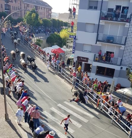 encierro en la calle Resina de Cuéllar