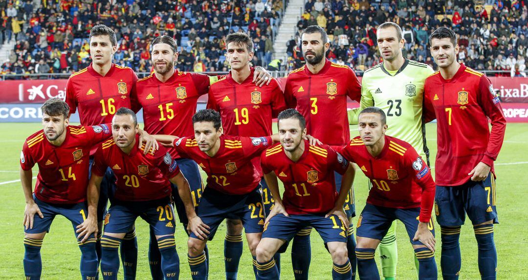 El once con el que España salió el pasado viernes ante Malta