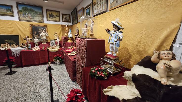 Hasta el domingo, 10 de diciembre, exposición ‘Niños Jesús Galdurienses’, procedentes de devociones privadas en Jódar