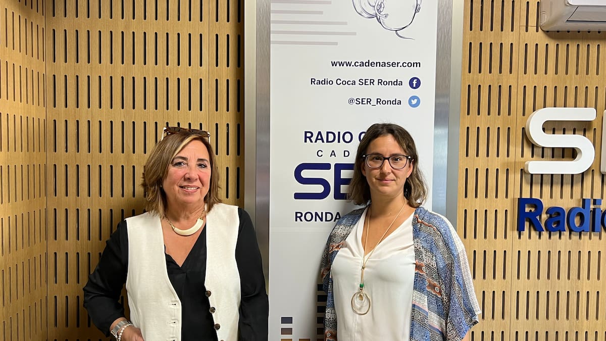Paqui González y Ángel Ollero en Radio Coca SER Ronda
