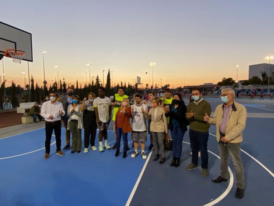 Inaugurada la nueva zona deportiva en Chapín