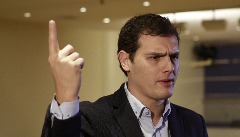 El líder de Ciudadanos, después de una entrevista