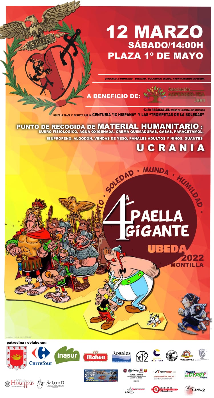 Cartel de la 4ª paella gigante