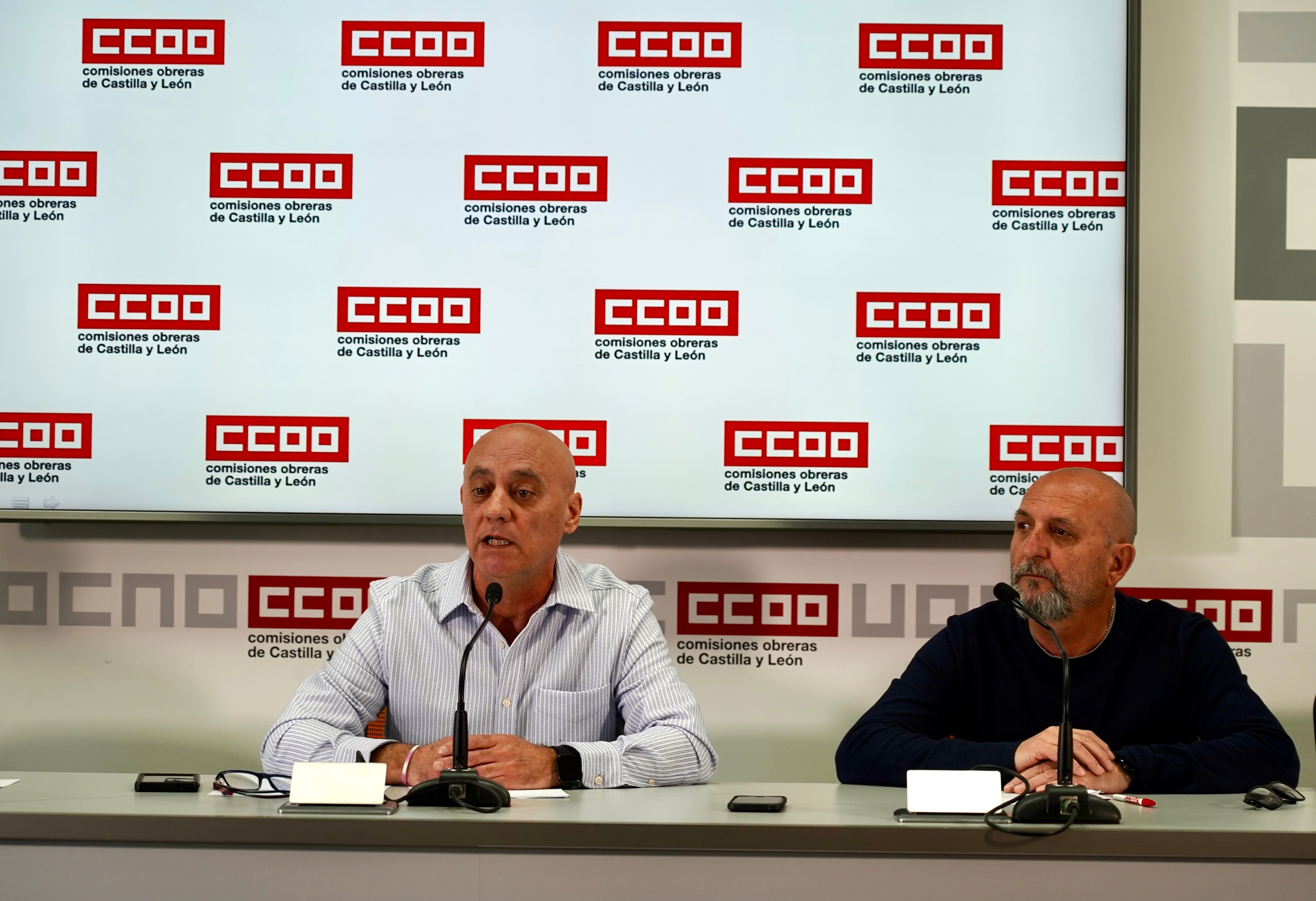 El secretario de Acción Sindical de CCOO CyL, Fernando Fraile, ofrece información sobre las nuevas actuaciones jurídicas y administrativas ante la situación del Serla.