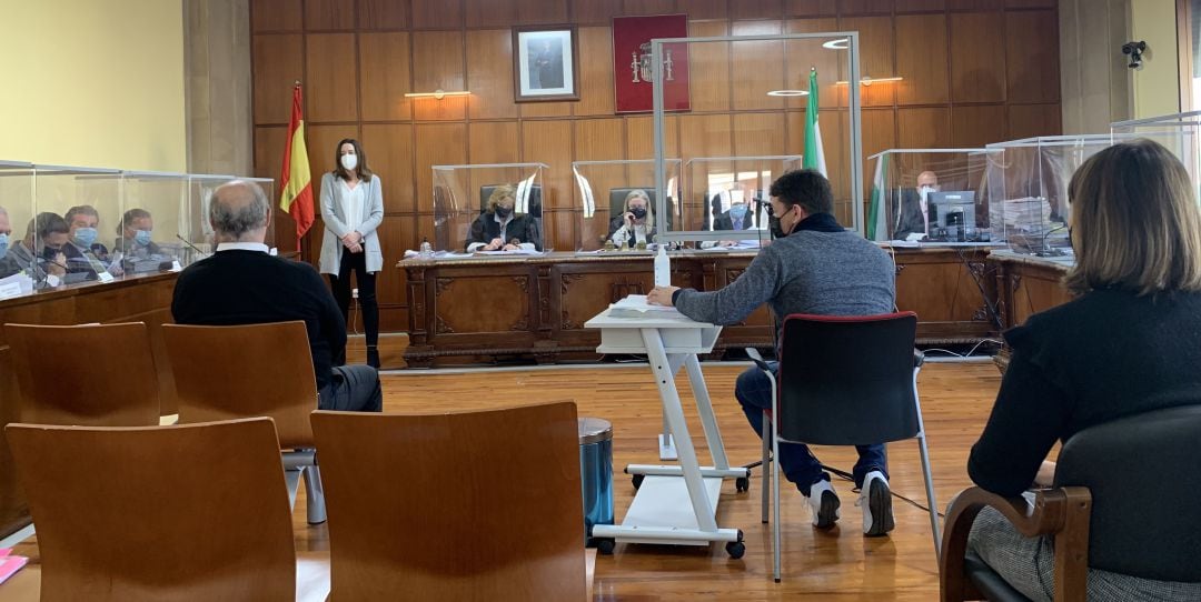 El acusado Luis Gregorio González, gerente de Matinsreg, durante su declaración ante el Tribunal.