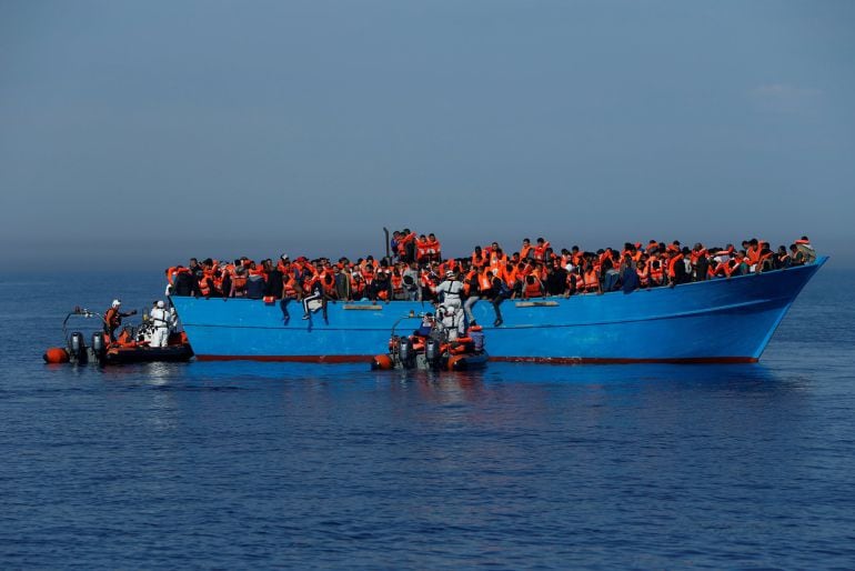 Rescate en el Mediterráneo Central