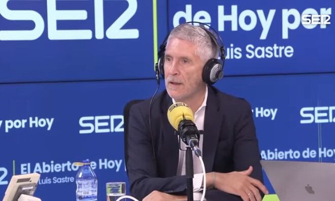  Fernando Grande-Marlaska, en la Cadena Ser