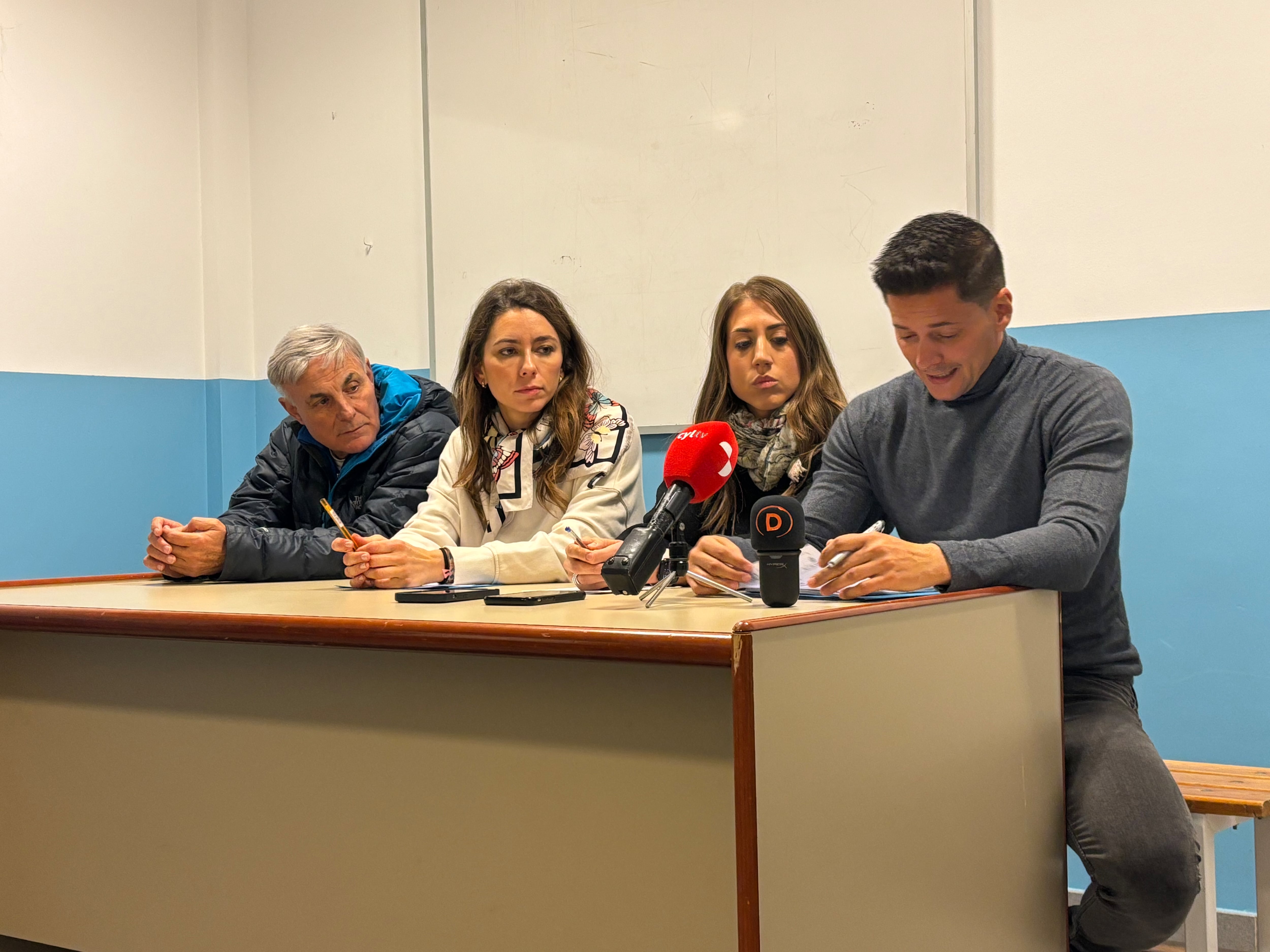 Demetrio Rodríguez, Virginia Martínez, Patricia del Cura y Francisco Galán