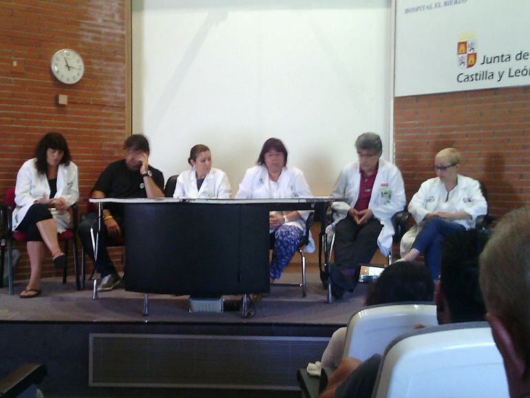 Representantes de la Junta de Personal en un momento de la asamblea