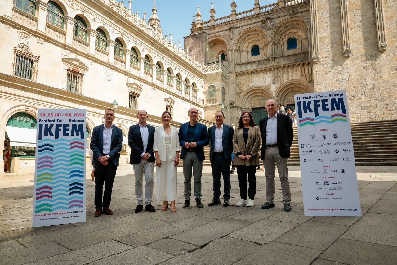 Presentación de IKFEM 2023 en Tui-Valença