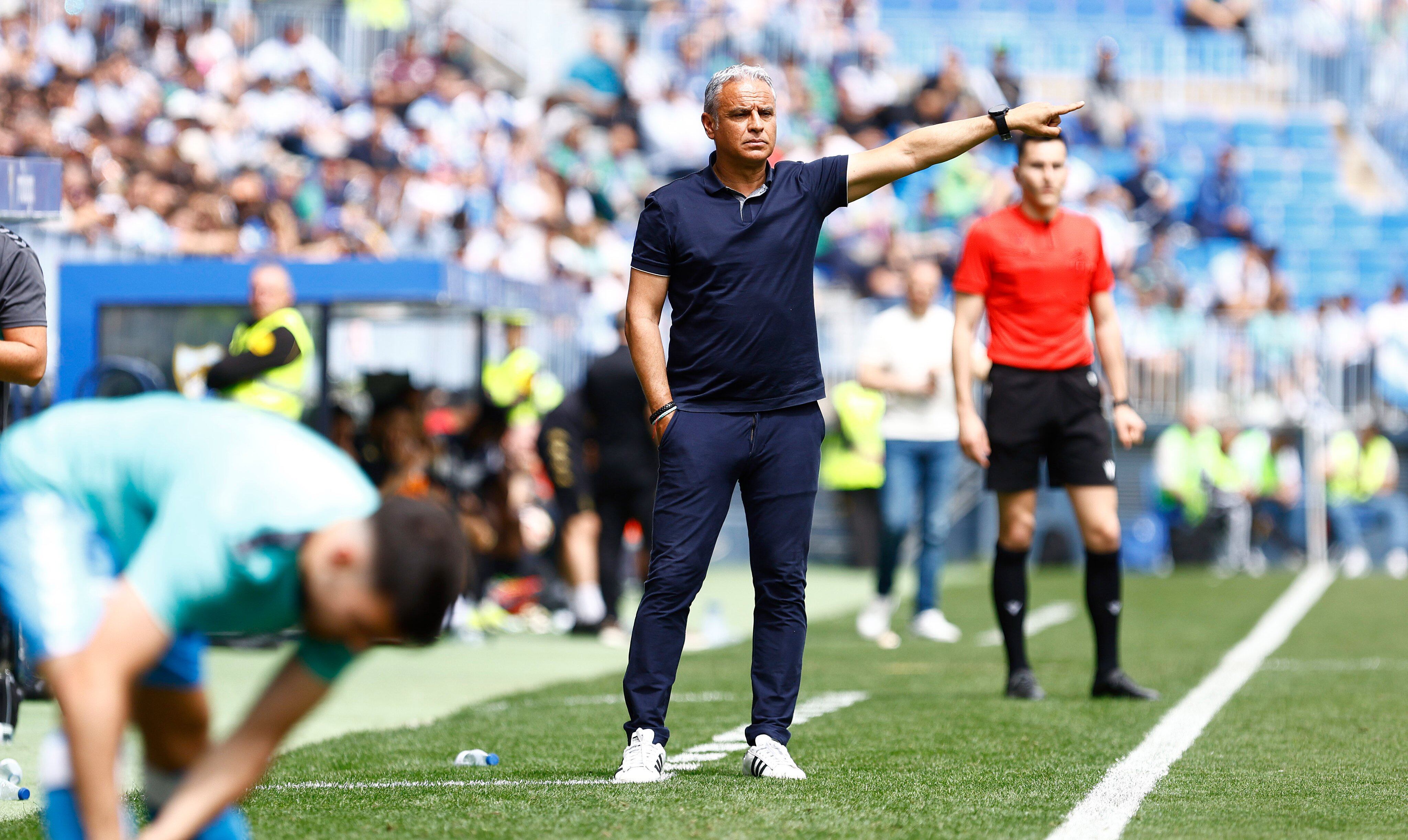 Pellicer, en la banda de La Rosaleda
