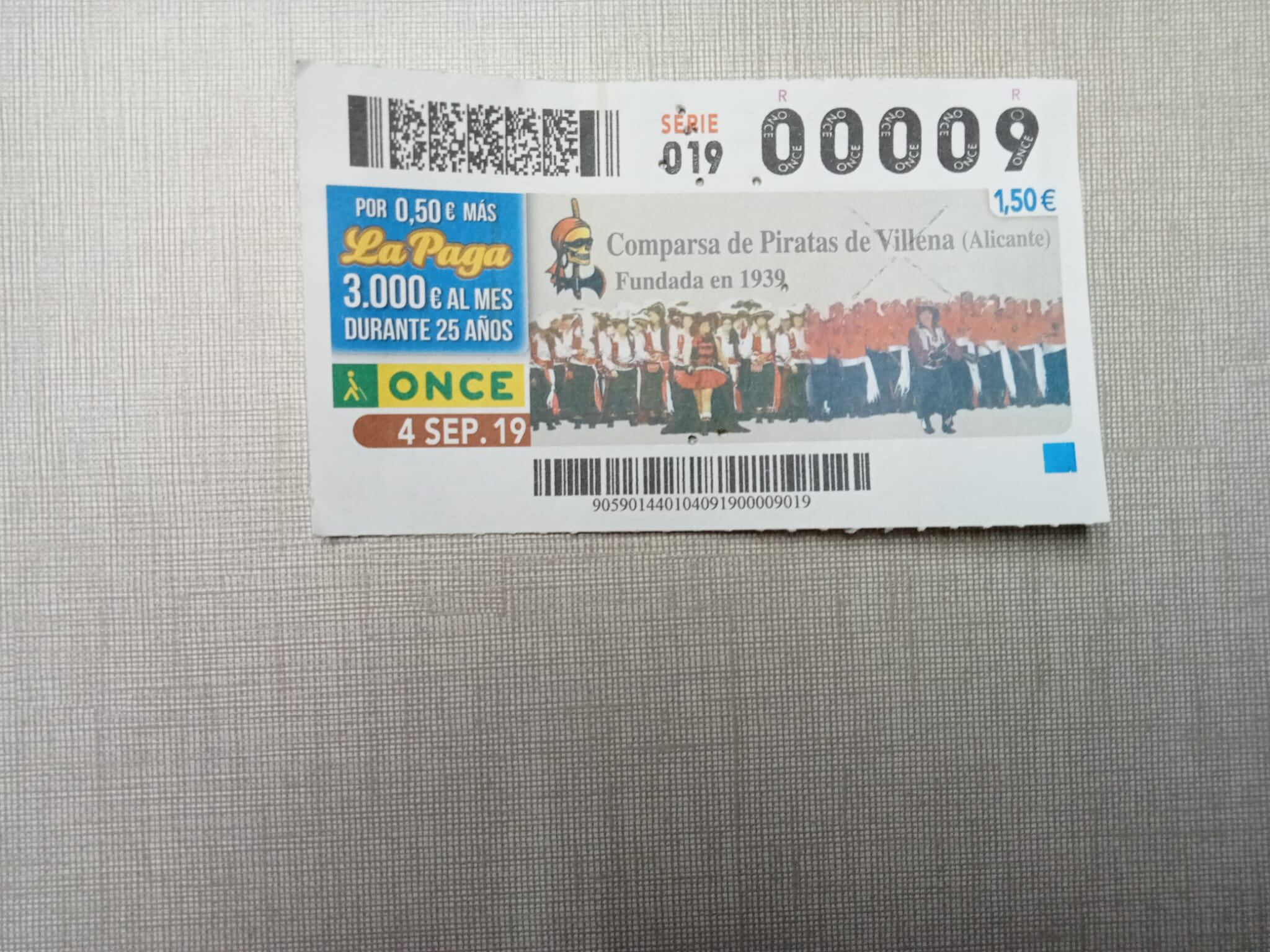 Cupones dedicados a Villena