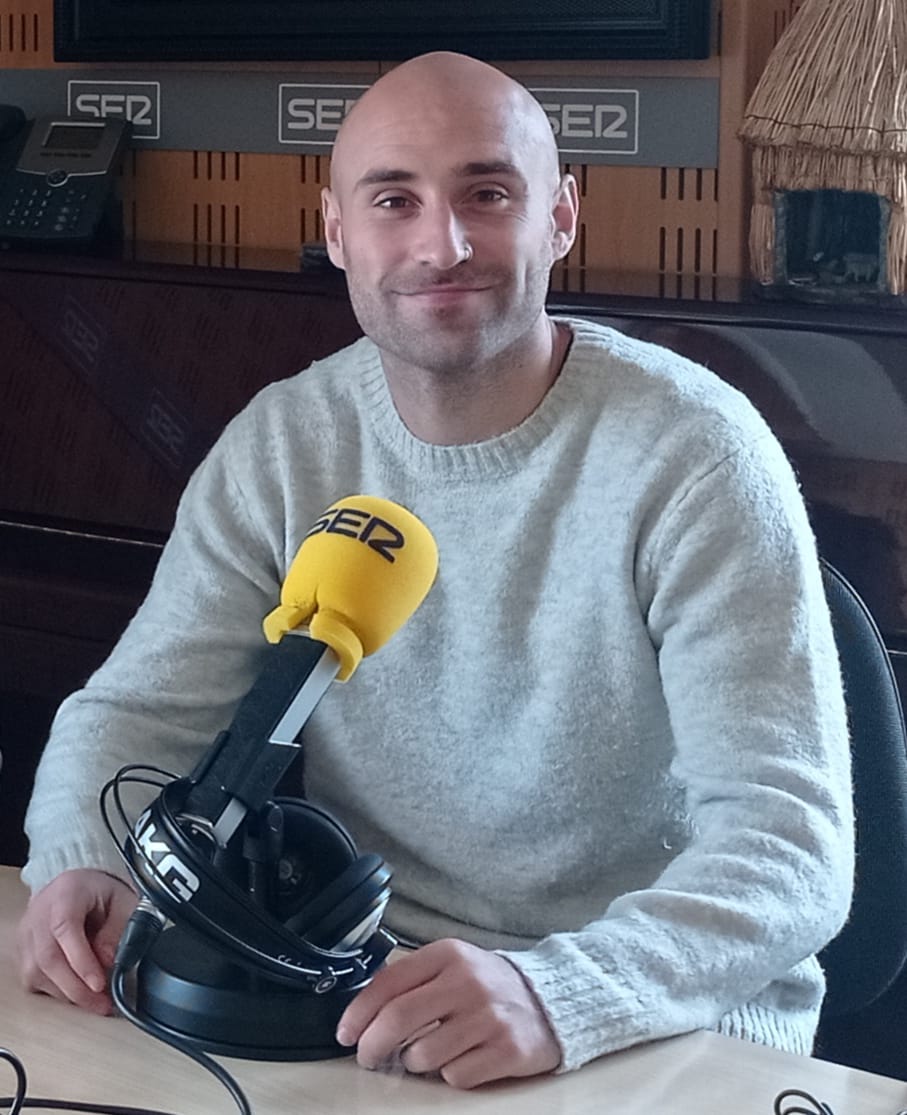 Gorka Santamaría, delantero del CD Badajoz, en la SER, tras jugar ante el Talavera en su segunda etapa blanquinegra.