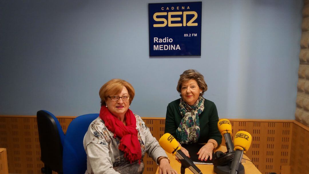 Emilita Casado y Ana Rodríguez, responsables de Manos Unidas en Medina del Campo 