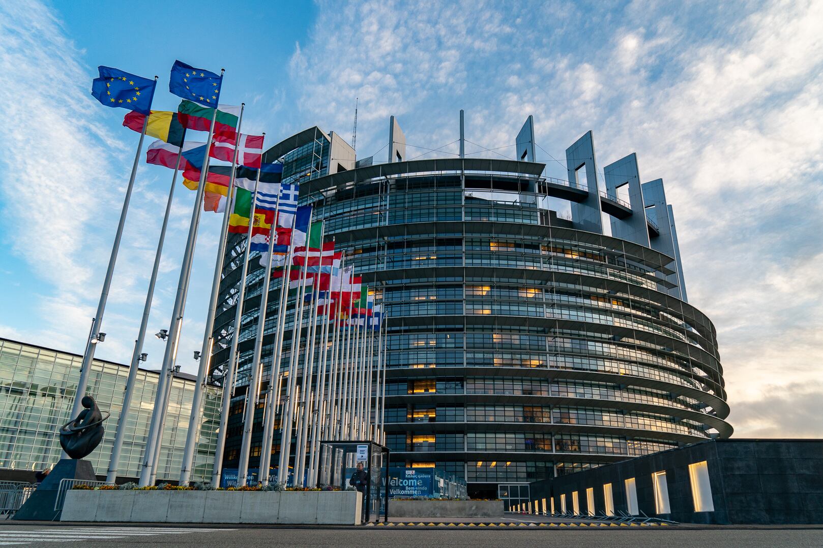 Edificio del Parlamento Europeo en una foto de archivo.