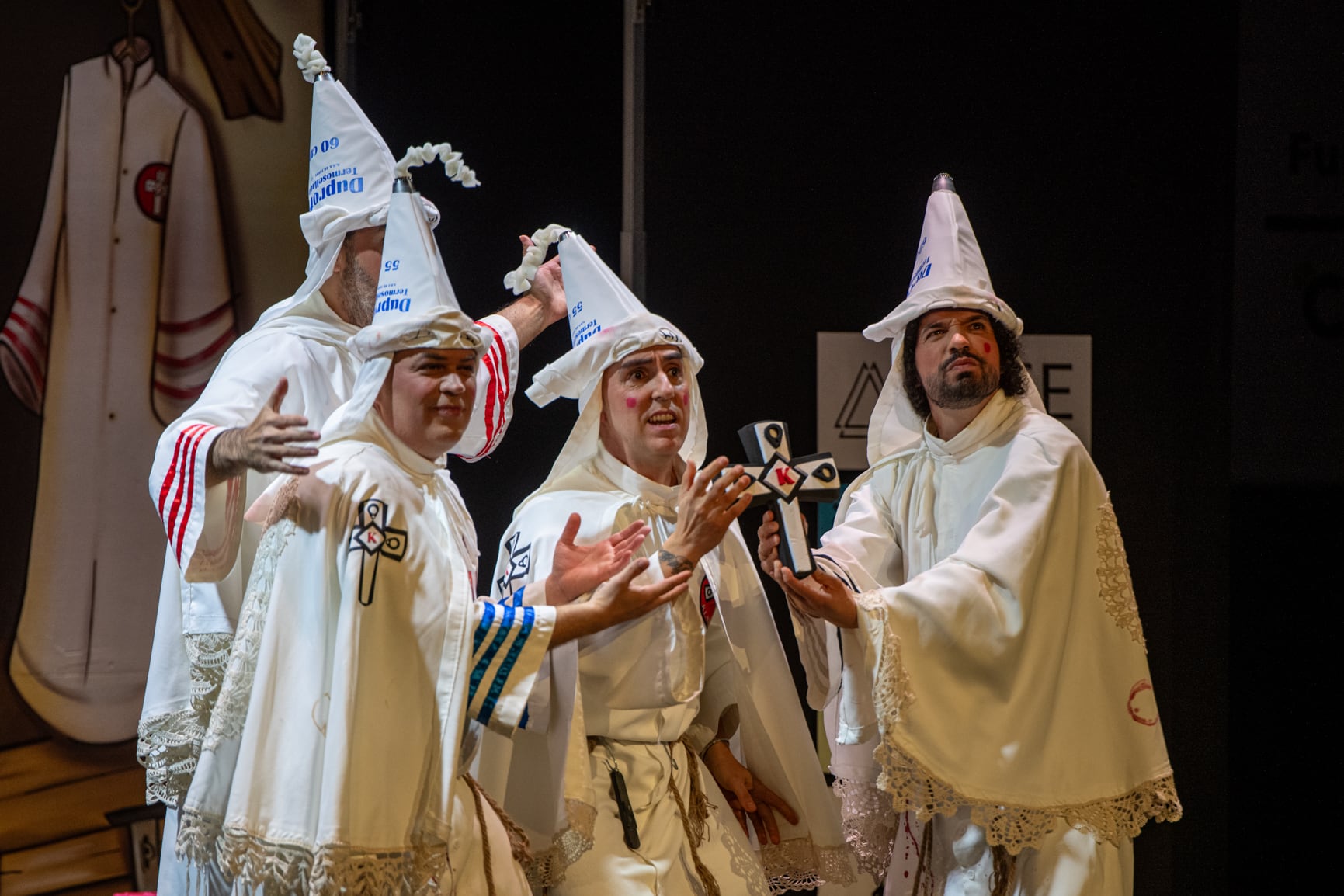 Cuarteto &#039;Ku Klux Klan Klan&#039;. Foto: Ayuntamiento de Cádiz.