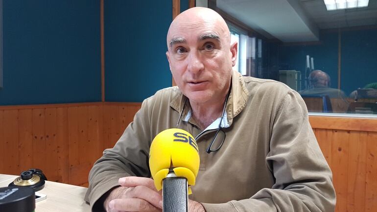 Juan Requejo durante la entrevista en La Ventana