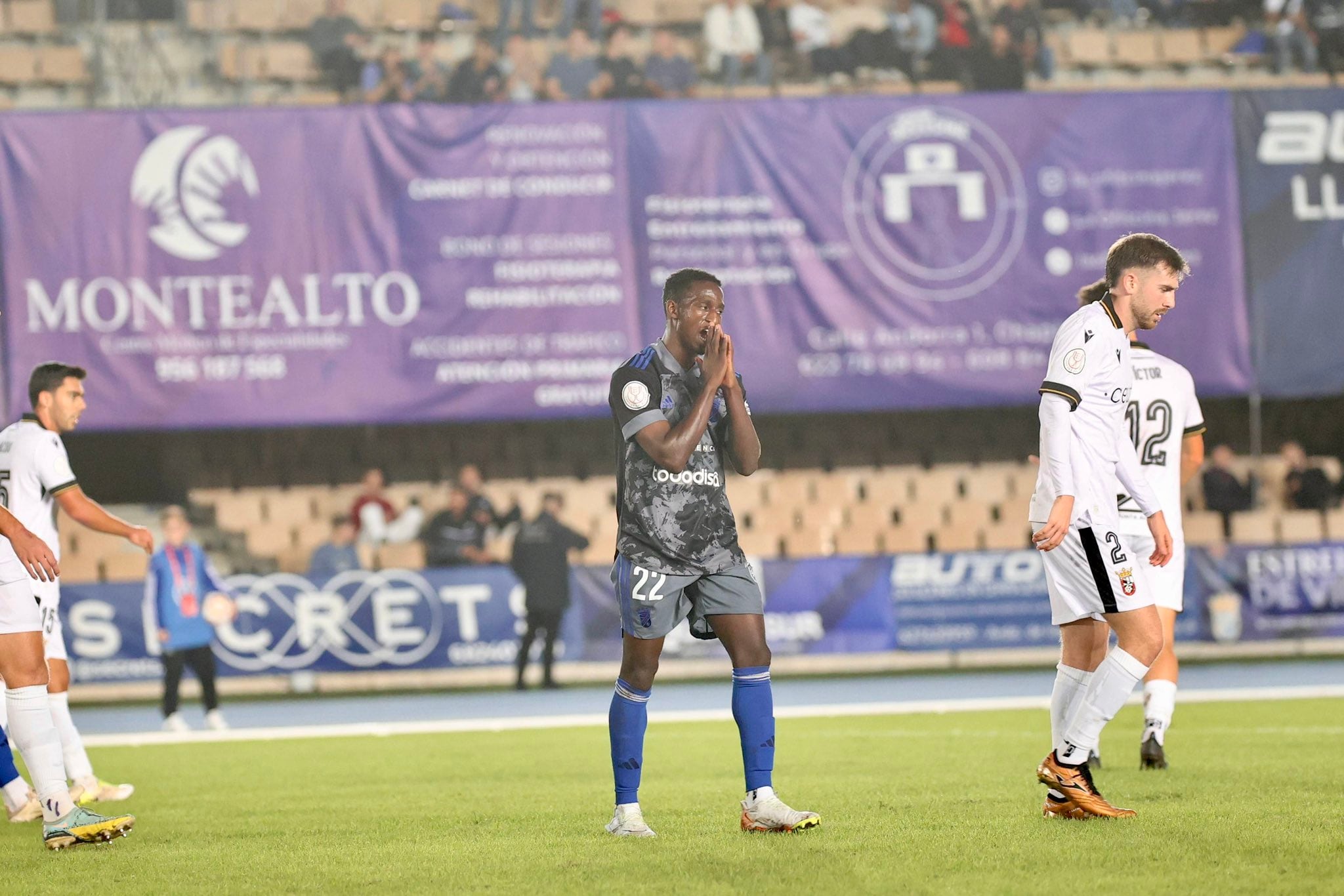 Armengol durante el partido de Copa ante el Ceuta