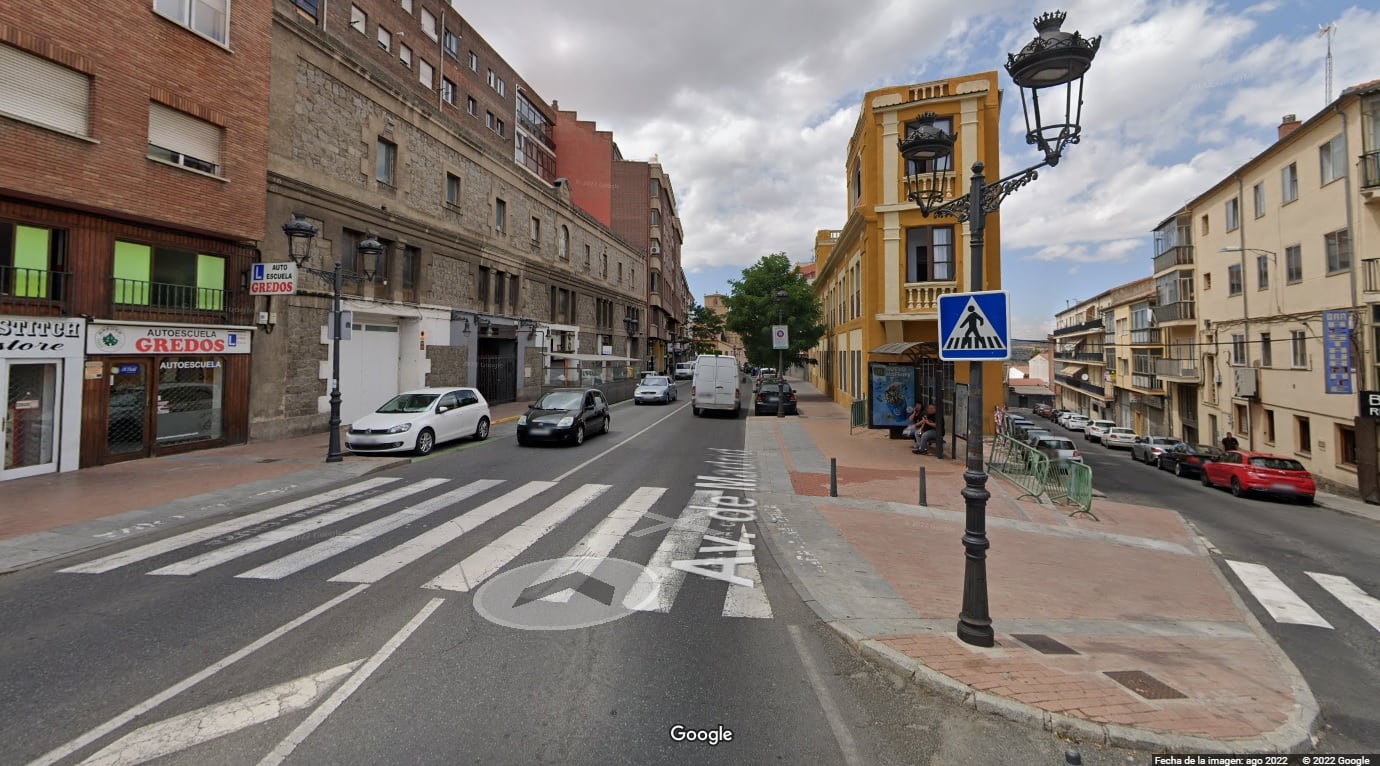 La avenida de Madrid separa dos zonas con rentas muy diferentes