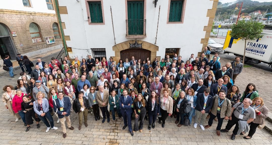 Foto de los participantes en el Congreso Nacional de Ecoturismo. Foto: Comarca de Somontano