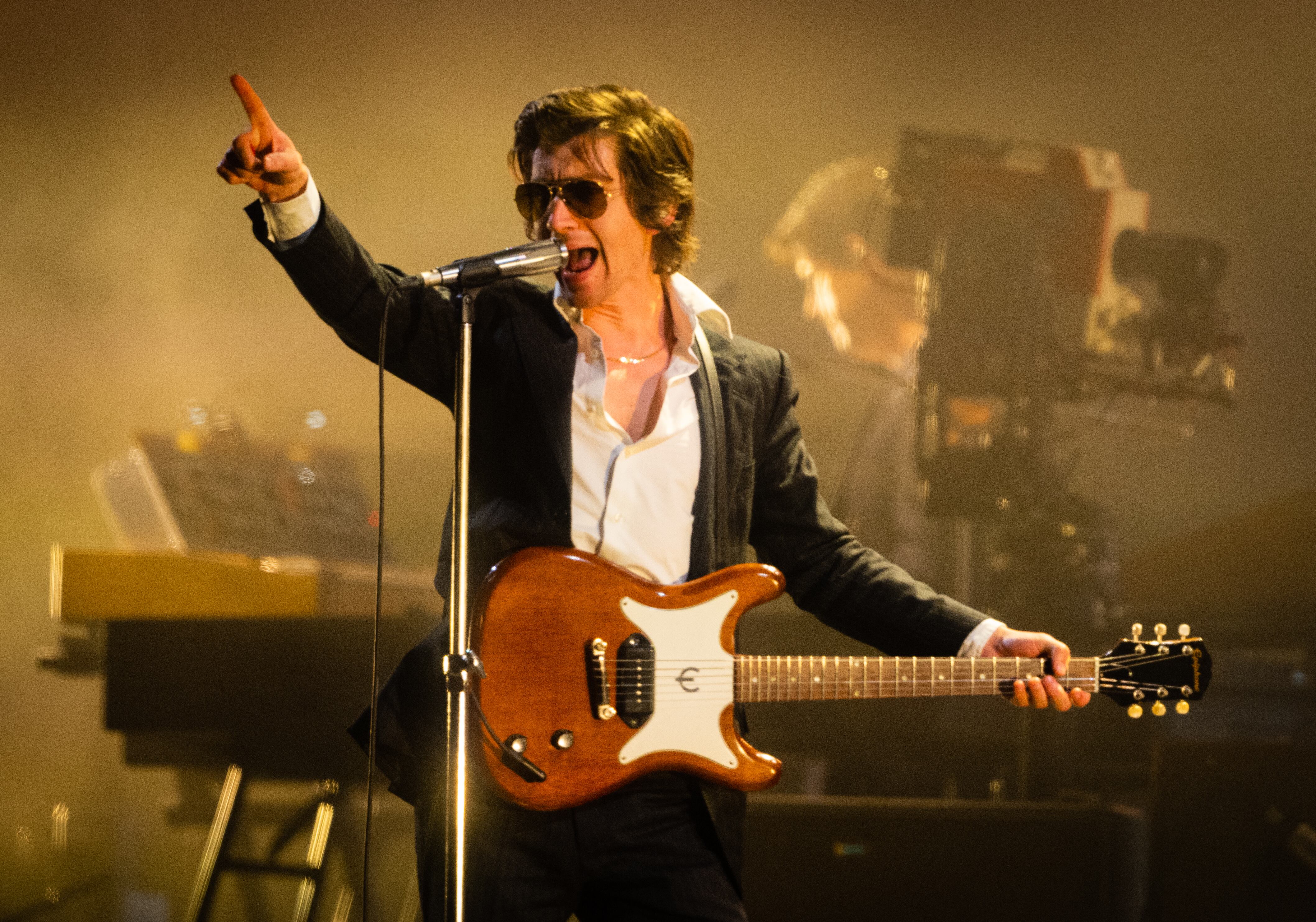 Alex Turner durante uno de los conciertos de Arctic Monkeys