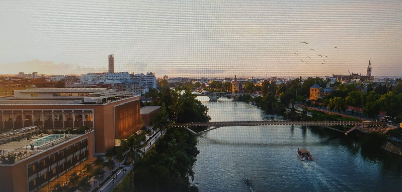 Recreación de la futura pasarela Princesa Leonor/ Grupo KKH