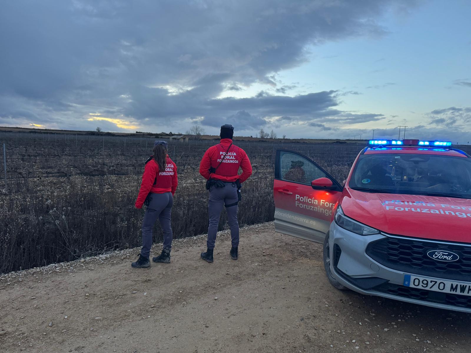 El cuerpo ha aparecido en un camino rural entre Olite y Beire después de seis días de búsqueda