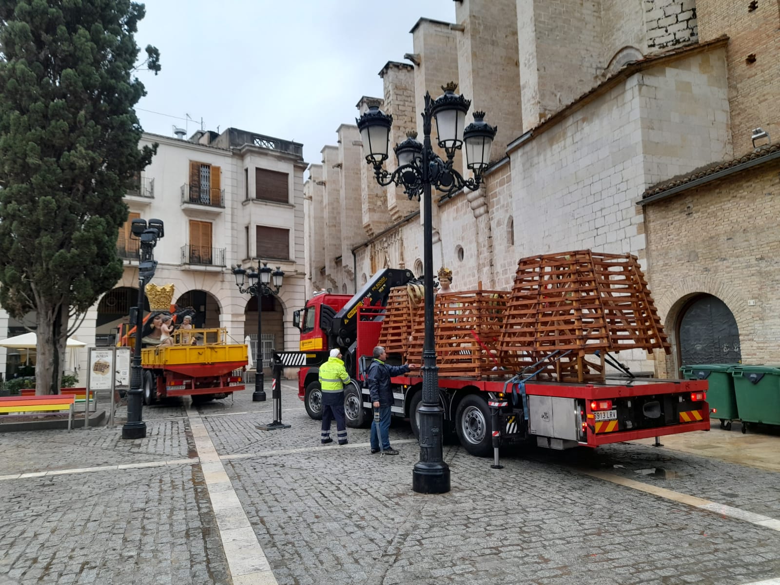 Desmontan la imagen de l&#039;Ofrena en Gandia