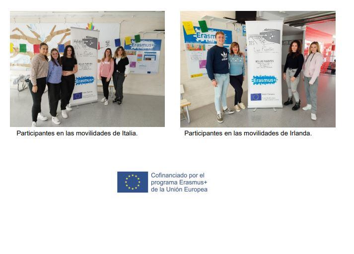 Participantes en las movilidadades de Italia e Irlanda