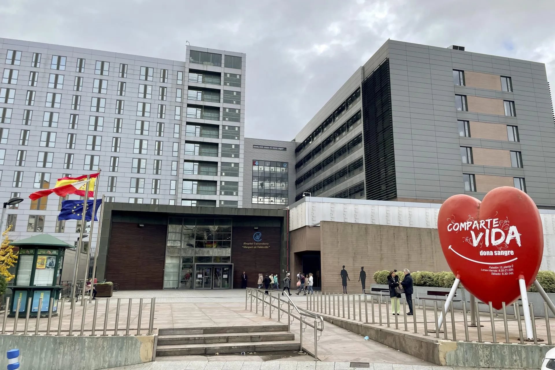 Hospital Marqués de Valdecilla en Santander.