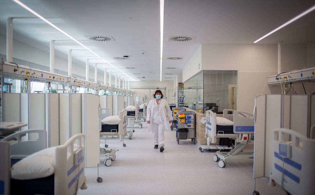 Una infemera a un hospital