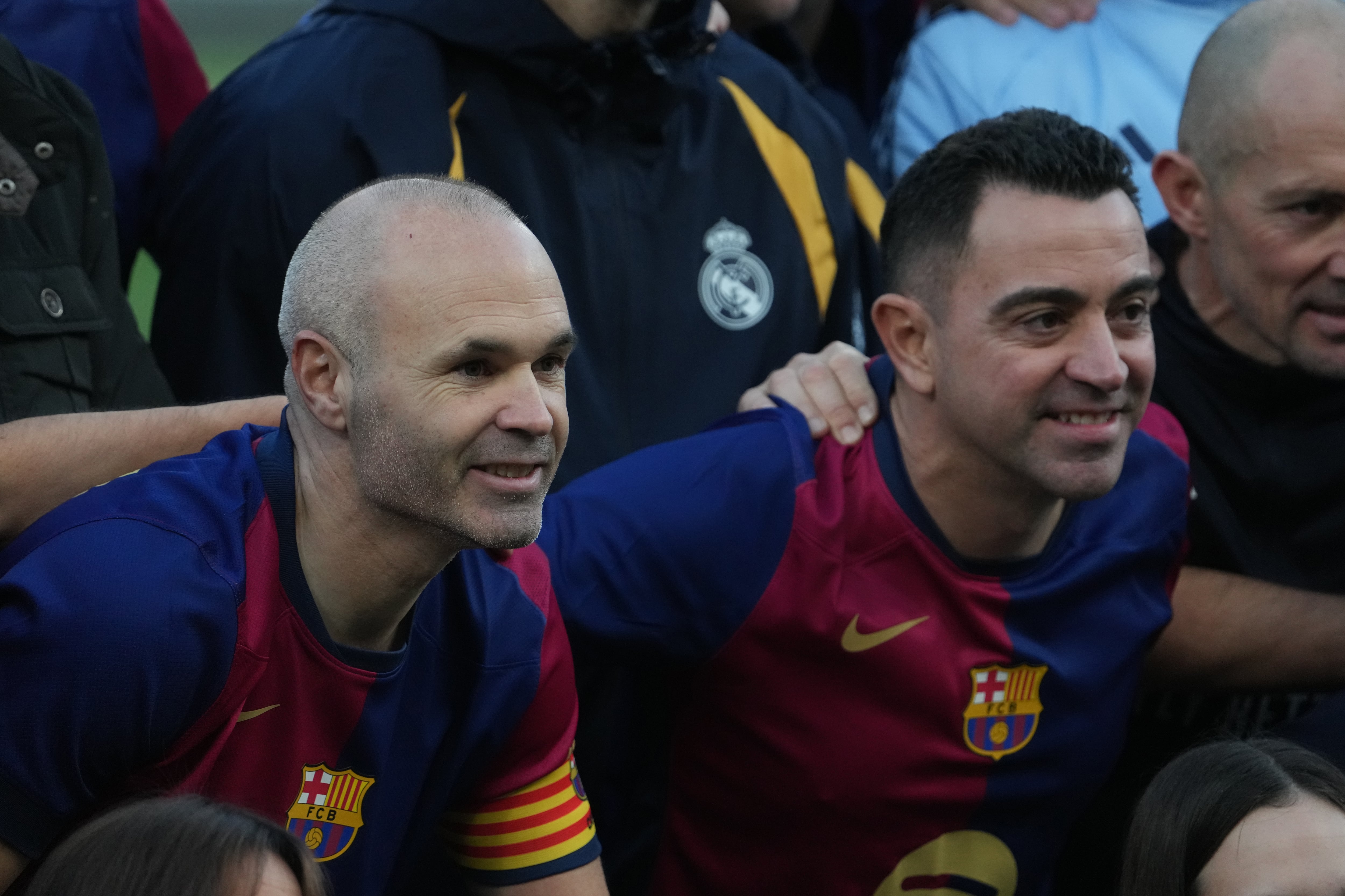 Iniesta y Xavi, juntos en &#039;El Clásico&#039; disputado en Tokio entre FC Barcelona y Real Madrid