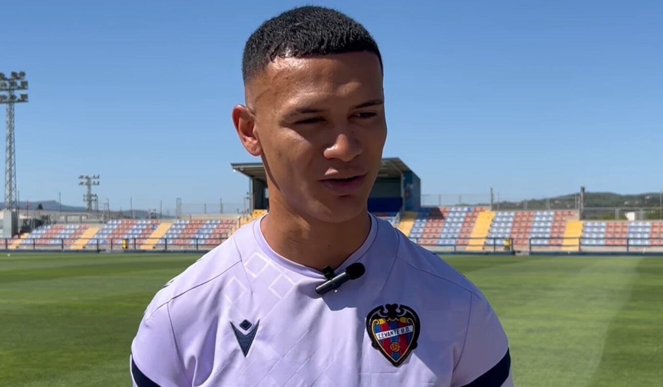 Kervin Arriaga, en su primer entrenamiento.