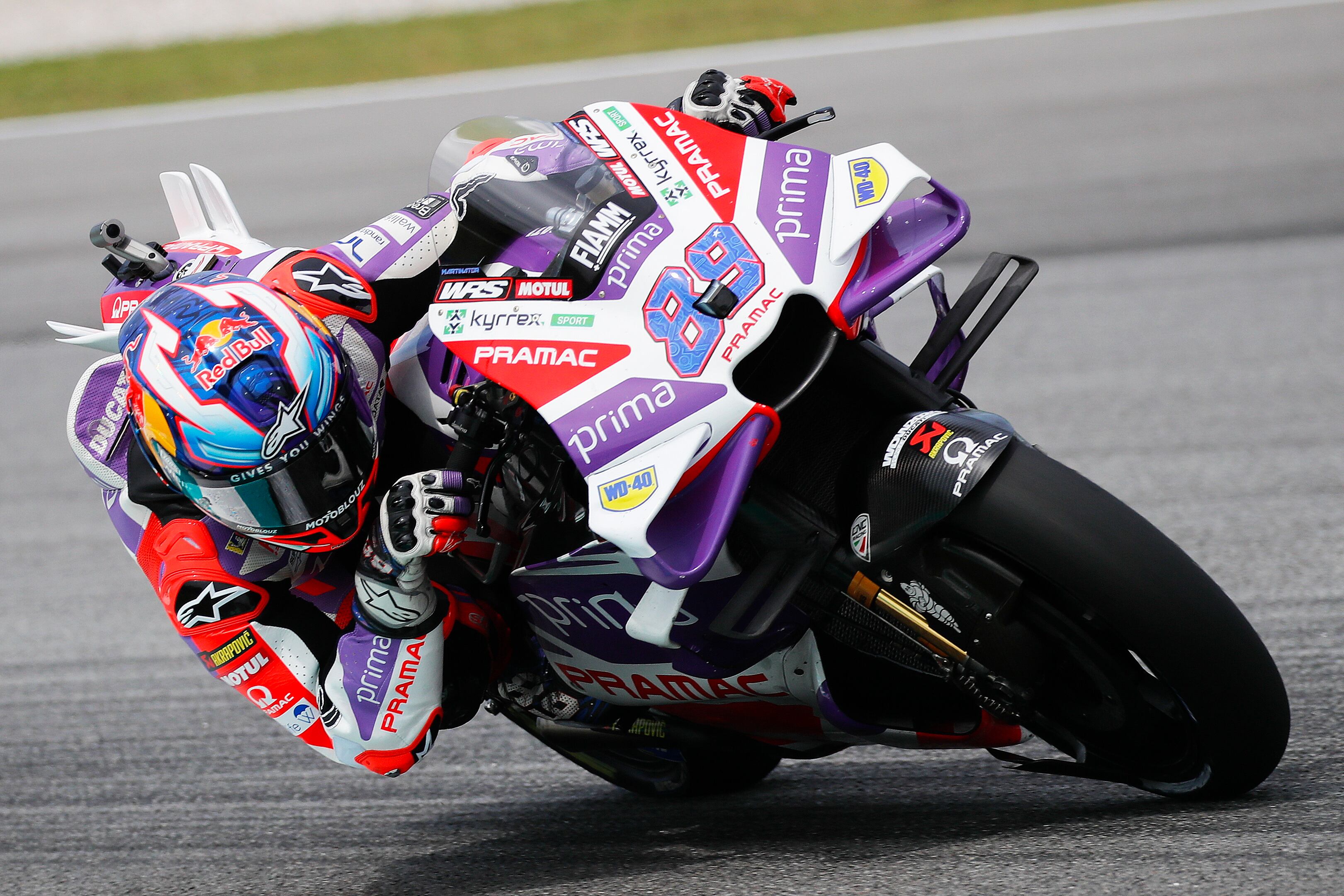 Jorge Martín durante el GP de Malasia hoy. (Motociclismo, Ciclismo, Malasia) EFE/EPA/FAZRY ISMAIL